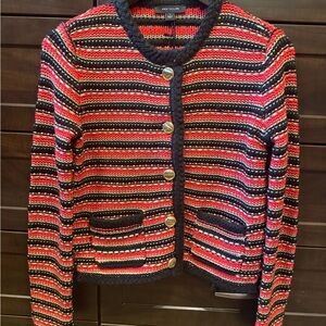 Ann Taylor Lurex Tweed Jacket